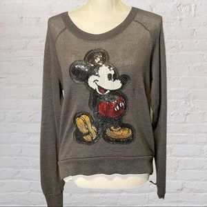 Black Mickey Mouse Sweater